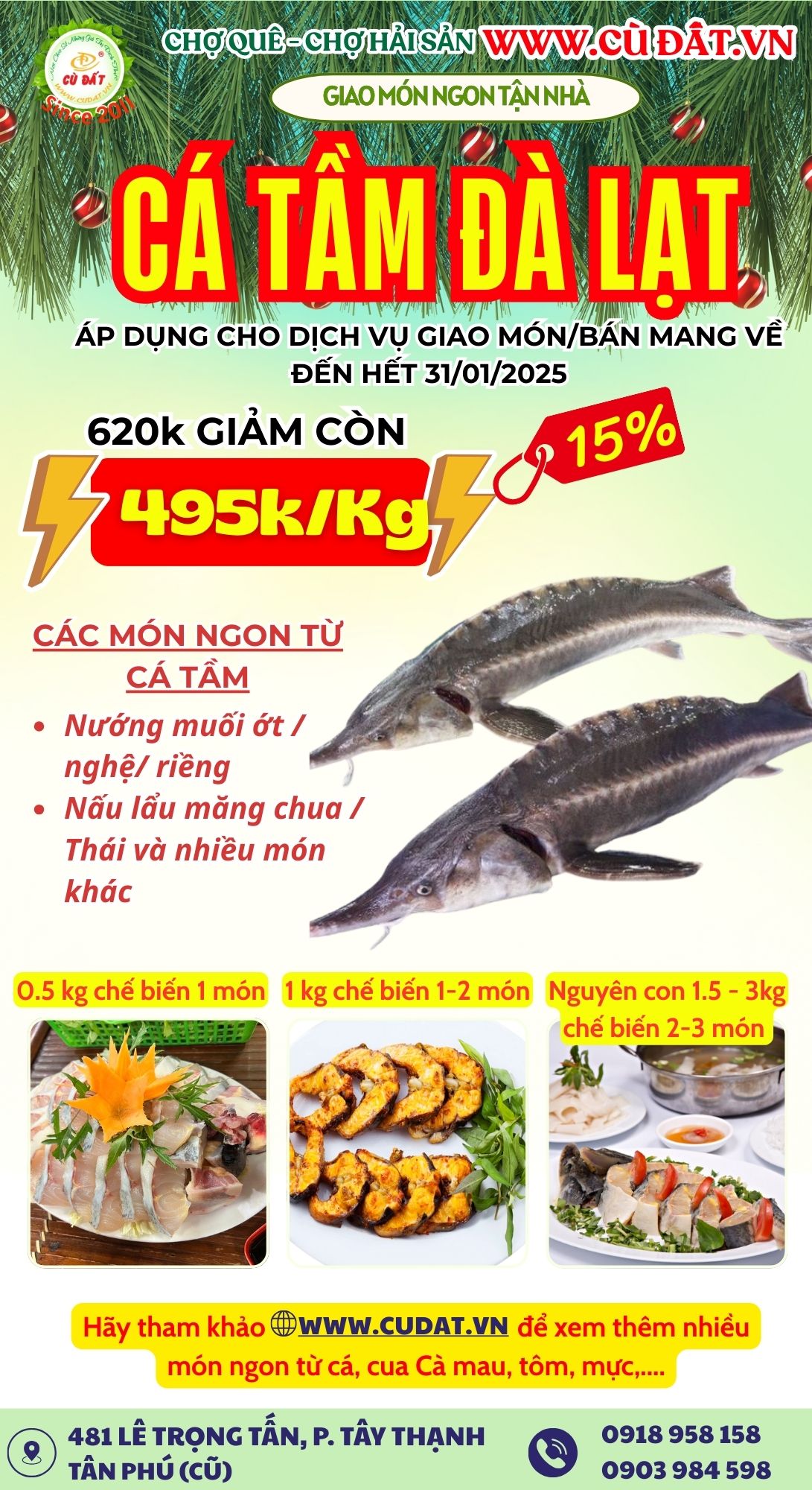ƯU ĐÃI THÁNG 12 CÙNG CÙ ĐẤT 5 5 2