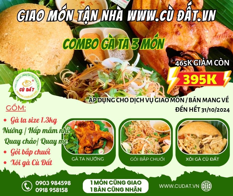 Combo ga ta cuon 3 mon